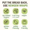 Carrot Sandwich Wraps (Two-Pack) Gluten-Free, Low-Calorie Wraps Made from Fresh Carrots Non-GMO, Plant-Based, Paleo-Friendly, Vegan Tortilla Substitute for Sandwiches & Rolls view 4