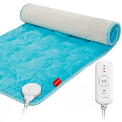 Comfytemp Weighted Heating Pad for Back & Period, Valentines Day Gifts Birthday Gifts for Her Him Mom Dad, 17'' x 30'' Extra Large Heat Pad, 3.7lb Electric Heated Pad, 2H Auto-Off, Machine Washable