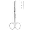 Suture Stitch Scissors 4.5" with Crescent Delicate Hook- Perfect for Suture Removal, First Aid, EMS Training and More Premium Quality Instrument- Stainless Steel (Silver) view 1