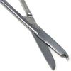 Suture Stitch Scissors 4.5" with Crescent Delicate Hook- Perfect for Suture Removal, First Aid, EMS Training and More Premium Quality Instrument- Stainless Steel (Silver) view 4