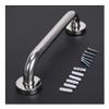 LSXIAO-Wall Art Shower Safety Handle, Stainless Steel Grab Rail, Bathroom Balance Bar, Polished Finish Including Screws for Tub, Handicap, Elderly, Injury (Color : Silver, Size : 150cm) view 1