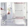 LSXIAO-Wall Art Shower Safety Handle, Stainless Steel Grab Rail, Bathroom Balance Bar, Polished Finish Including Screws for Tub, Handicap, Elderly, Injury (Color : Silver, Size : 150cm) view 3