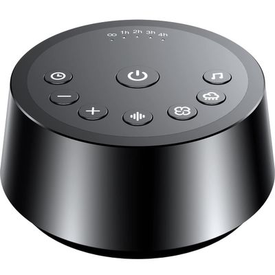 Color Noise Sound Machines with 25 Soothing Sounds Sleep White Noise Machine 32 Volume Levels 5 Timers and 4 Sound Categories and Memory Function for Home Office and Travel