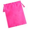 10 Packs Wig Bags Satin Packaging Pouches Carrying Storage Bags with Drawstring for Wigs, Bundles,Hair Extensions,Tools, Business gift bags (Blank Rose red) view 3