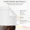 100 Pack Smell Mylar Proof Bags for Food Storage, Resealable Packaging Bag for Small Business, Stand Up Foil Pouches Reusable Heat Sealable Bags with Clear Window (White,7.8x11.8 In) view 4