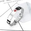 ZKXXJ Medical Alert ID Bracelets Pacemaker for Men Women Stainless Steel Medical Sign Identification Bracelet Health Alert Bracelet Allergy Awareness Bracelets,Adjustable view 4