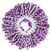 Alvinlite Rotating Mop Replacement Head Round Head Microfiber Rotary Mop Replacement Set Magic Rotation 360(Purple-White) view 1