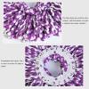 Alvinlite Rotating Mop Replacement Head Round Head Microfiber Rotary Mop Replacement Set Magic Rotation 360(Purple-White) view 4