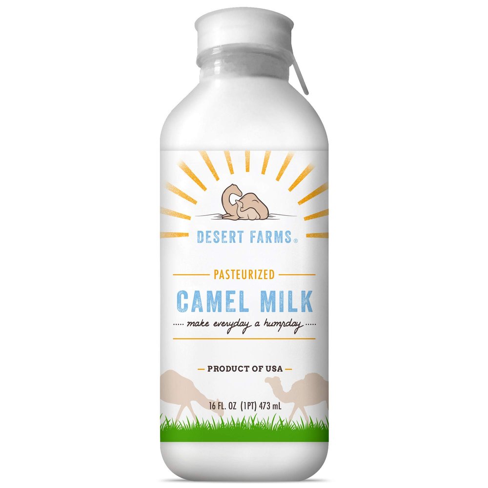 Milk Camel Fresh Organic Frozen - Fresh Flavor with Health Benefits - Pure & Natural Grade A - Allergen Free Milk - Made In The USA [ 30 Pack ]