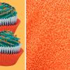 Sprinkle Deco Orange Nonpareils Bake In Sprinkle On Mini Pearls Confetti Sprinkles Toppings For Cake Cookie Cupcake Icecream Donut 6oz Bag view 1