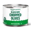 Amazon Grocery, Black Ripe Chopped Olives, 4.25 oz (Previously Amazon Fresh, Packaging May Vary) view 1