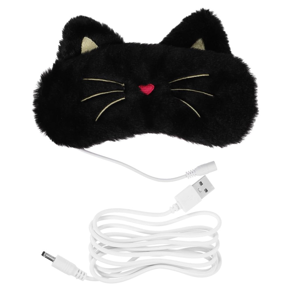 1 Set Heating Mask Warm Eye Mask Sleep Shade 3D