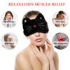 1 Set Heating Mask Warm Eye Mask Sleep Shade 3D view 3