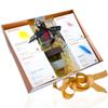 SECRETEA, CHERISH Luxury Tea Gift set | Handmade Preserved Rose Box | Four Flavors Premium Tea, 60 Counts | 12 OZ Reusable Glass Cup | Birthday Gifts | Gifts for Mother | Business Gift (Red Rose) view 1