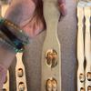 5pcs Back Scratcher Traditional Bamboo Wooden Back Massager Long Self- Massager Provide Instant Relief from Itching view 4
