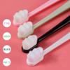 Extra Soft Toothbrush for Sensitive Gums, Micro Nano Manual Toothbrushes with 20000 Soft Floss Bristle for Pregnant Women, Elderly, Adult, Kid, Braces and Gum Recessions (Black White Green Pink) view 4