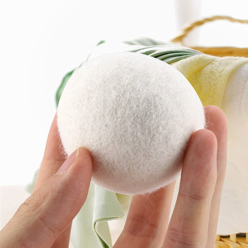 Alvinlite Wool Dryer Balls, Reusable Natural Wool Laundry Fabric Softener Ball Dryer Sheets Alternative Laundry Replacement