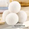 Alvinlite Wool Dryer Balls, Reusable Natural Wool Laundry Fabric Softener Ball Dryer Sheets Alternative Laundry Replacement view 3