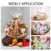 Flower Wrapping Paper 1 Roll Cellophane Wrap Transparent 2.3 Mil Cellophane Wrap Roll Packing Paper for Wedding Party Home Use Flower Shop Smooth as Skin Touch (Color : As Shown) view 3