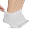 Dr. Scholl's Womens Diabetes & Circulator - 4 6 Pair Packs Non-binding Comfort And Moisture Management Socks, White, 8-12 US view 1