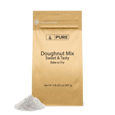 Pure Original Ingredients Donut Mix (2 lb) Bake Or Fry, Homemade Crispy Treat Mix