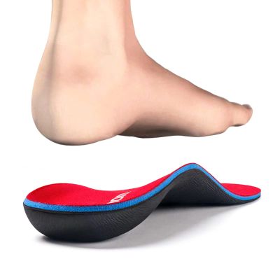 Orthotics Arch Support Insoles - Shoe Inserts for Plantar Fasciitis, Flat Feet, Pronation - Over Pronation Insoles for Women and Men -Foot Pain Relief Insoles