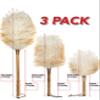 Avain Wool Duster with Wood Handle, Blinds Cleaner Purifier, Brush Cleaning Tool, Lambswool Dusters for Cleaning Vehicles, Office and Housework Dusting 18.inches Long (Pure, Pack of 3) view 2