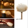 Avain Wool Duster with Wood Handle, Blinds Cleaner Purifier, Brush Cleaning Tool, Lambswool Dusters for Cleaning Vehicles, Office and Housework Dusting 18.inches Long (Pure, Pack of 3) view 4