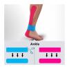 FHYTGBS Athletic Recovery Elastic Tape Kinesiology Tape Kneepad Muscle Pain Relief Knee Pads for Gym Fitness Bandage (3.8cm X 5m, 2.5cm X 5m, 5cm X 5m) (Color : Pink, Size : 5cm x 5m) view 3