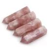 1pc 1kg-1.2kg Natural Pink Crystal Tower Healing Big Rose Quartz Point for Gift view 4