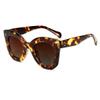 bullabulling Bifocal Reading Sunglasses for Women Cateye Designer Ladies Fashion UV Protection Sun Readers (leopard, 3.25) view 1