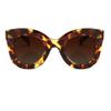 bullabulling Bifocal Reading Sunglasses for Women Cateye Designer Ladies Fashion UV Protection Sun Readers (leopard, 3.25) view 2
