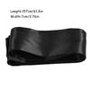 2Pcs Satin Eye Mask Sleep Mask, 157cm/62inch Adjustable Blindfold Soft Satin Eye Covers Gifts for Women for Travel, Nap, Meditation,157cm/62inch(Black) view 2