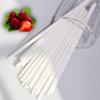 100 Pack White Paper Straws, Biodegradable Smoothie Straws for Home Ice Drink Shop Coffee Bar Restaurant Party(6mm/0.24") view 4
