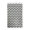 888 Display USA, Inc 50 pcs of 8 1/2 x 11 Chevron-Black Paper Gift Bags  Shopping/Sales/Tote Bags view 1