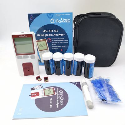 1pc Healthcaretuye Hemoglobin Meter Hemoglobin Test Meter Kit Hemoglobin Analyzer Anemia Monitor + 125xStrips + 125xLancets