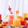24 Paw Birthday Party Supplies Paw Print Drinking Straws with 2 PCS Straws Patrol Cleaning Brush for Pet Dog Puppy Pals Cat Birthday Decorations Favors view 4