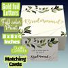 Set of 2 Bridesmaids Proposal Greenery Gift Boxes 8x8x4 in, with Gold Foil Letters & Matching Proposal Cards.(Bridesmaids, 2) view 4