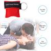 Yzpacc CPR Mask, Disposable CPR Shield Mask Emergency Mask with One-Way Valve Breathing Barrier for First Aid view 4