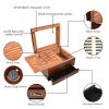 Cigar Humidor, Handcrafted Spanish Cedar Glass Top Humidor, Cigar Desktop Box Accurate Digital Hygrometer with 2 Humidor Solution(25-55 Cigars) by Jansfuren view 4