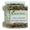 Dark Chocolate Turbinado & Sea Salt Almonds (2.5 Lb Tub) view 1