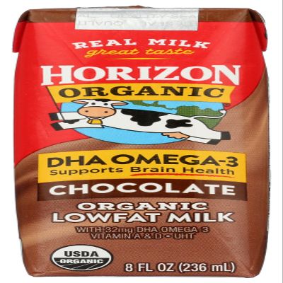 Horizon caja orgnica de leche baja en grasa, 8 onzas (paquete de 12)