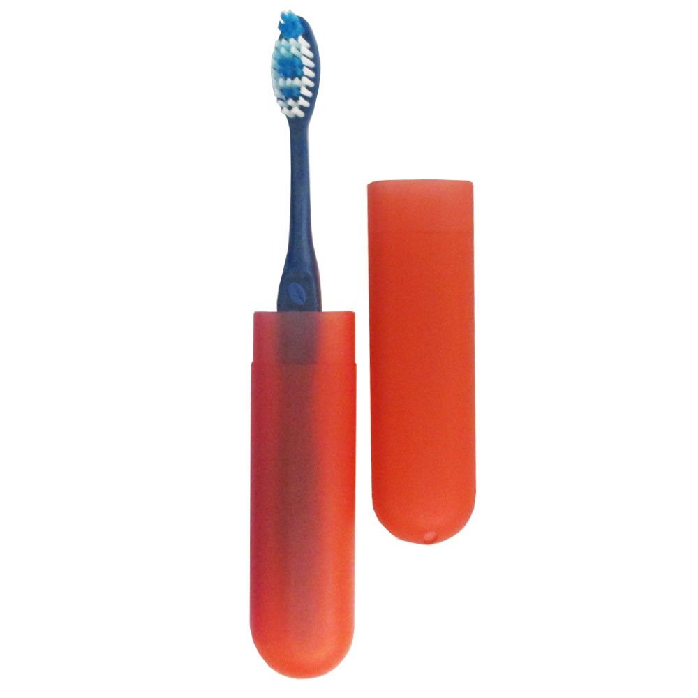 8 Pc Travel Toothbrush Case Portable Breathable Holder Camping Home Plastic New