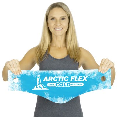 Arctic Flex Gel Replacement Packs - Reusable Ice Packs for Head, Injuries, Pain Relief & Swelling - Flexible Therapy Wrap - Athletic, Women, Men