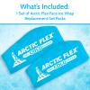 Arctic Flex Gel Replacement Packs - Ice Packs Reusable for Face Ice Brace - Hot and Cold Gel Ice Pack for Injuries, Pain Relief, Swelling - Flexible Therapy Compression Wrap - Athletic, Women, Men view 3