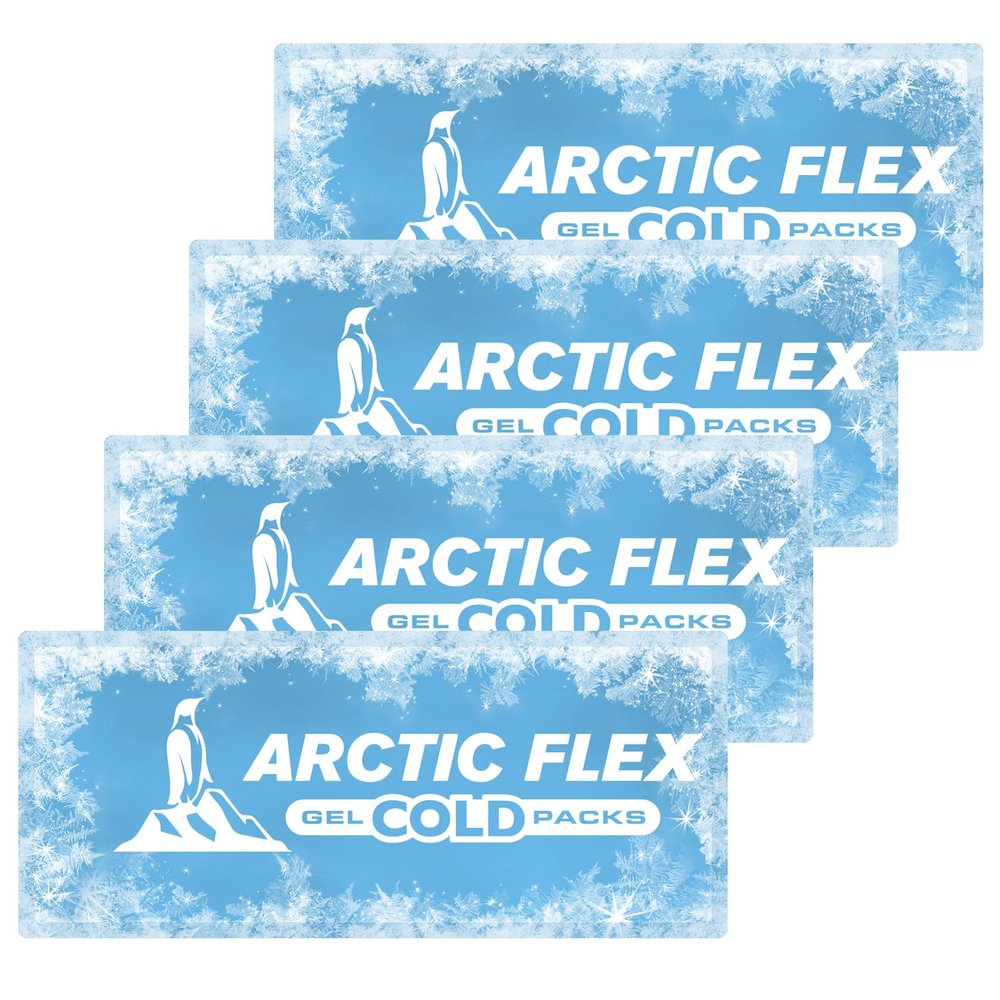 Arctic Flex Gel Replacement Packs - Ice Packs Reusable for Elbow Ice Brace - Hot and Cold Gel Ice Pack for Injuries, Pain Relief, Swelling - Flexible Therapy Compression Wrap - Athletic Women, Men