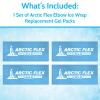 Arctic Flex Gel Replacement Packs - Ice Packs Reusable for Elbow Ice Brace - Hot and Cold Gel Ice Pack for Injuries, Pain Relief, Swelling - Flexible Therapy Compression Wrap - Athletic Women, Men view 3