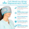 Arctic Flex Gel Replacement Packs - Ice Packs Reusable for Full Head Ice Brace - Hot & Cold Gel Pack for Injuries, Pain Relief, Swelling - Flexible Therapy Compression Wrap - Athletic, Women, Men view 2