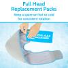 Arctic Flex Gel Replacement Packs - Ice Packs Reusable for Full Head Ice Brace - Hot & Cold Gel Pack for Injuries, Pain Relief, Swelling - Flexible Therapy Compression Wrap - Athletic, Women, Men view 4