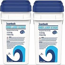 Boardwalk 340LP Laundry Detergent Powder, Summer Breeze, 18 lb Bucket (2)